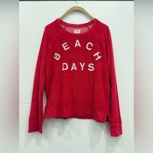 Sundry Beach Days Terry Sweatshirt